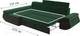 Миниатюра изображения товара Диван угловой Лига Диванов Лига-032 левый / 121645L (велюр, зеленый/коричневый)