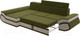 Миниатюра изображения товара Диван угловой Лига Диванов Лига-032 левый / 121653L (микровельвет, зеленый/бежевый)