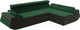 Миниатюра изображения товара Диван угловой Лига Диванов Лига-032 правый / 121645 (велюр, зеленый/коричневый)
