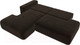 Миниатюра изображения товара Диван угловой Лига Диванов Лига-36 НПБ левый / 121400L (микровельвет коричневый)
