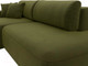 Миниатюра изображения товара Диван угловой Лига Диванов Лига-36 НПБ левый / 121402L (микровельвет зеленый)