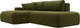 Миниатюра изображения товара Диван угловой Лига Диванов Лига-36 НПБ левый / 121402L (микровельвет зеленый)