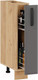 Миниатюра изображения товара Шкаф карго ТриЯ Тиана 1Н15К (дуб крафт золотой/асфальт супермат)