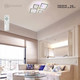 Миниатюра изображения товара Люстра Estares Oval Double RGB120W 5S-APP-700x500x72WHITE/WHITE/BULB-220-IP20