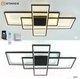 Миниатюра изображения товара Люстра Estares Sven 120W 3S-APP-900x500x80-BLACK/WHITE-220-IP20