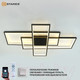 Миниатюра изображения товара Люстра Estares Sven 120W 3S-APP-900x500x80-BLACK/WHITE-220-IP20