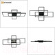 Миниатюра изображения товара Люстра Estares Sven 120W 3S-APP-900x500x80-BLACK/WHITE-220-IP20