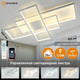 Миниатюра изображения товара Люстра Estares Sven 120W 3S-APP-900x500x80-WHITE/WHITE-220-IP20