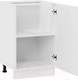 Миниатюра изображения товара Шкаф-стол кухонный ТриЯ Тиана 1Н5 (белый/белый супермат)