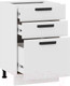 Миниатюра изображения товара Шкаф-стол кухонный ТриЯ Тиана 1Н5Я3 (белый/белый супермат)