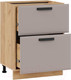Миниатюра изображения товара Шкаф-стол кухонный ТриЯ Тиана 1Н6Я2 (дуб крафт золотой/мокко супермат)