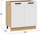 Миниатюра изображения товара Шкаф-стол кухонный ТриЯ Тиана 1Н8 (дуб крафт золотой/белый супермат)