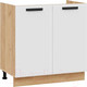 Миниатюра изображения товара Шкаф под мойку ТриЯ Тиана 1Н8М (дуб крафт золотой/белый супермат)