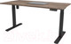 Миниатюра изображения товара Стол с подъемным механизмом WellDesk WDЕ Evolution 139.5x80x1.8 (черный/дуб стирлинг)