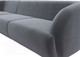 Миниатюра изображения товара Диван угловой Лига Диванов Лига-041 левый / 122190L (велюр серый)