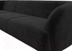 Миниатюра изображения товара Диван угловой Лига Диванов Лига-041 левый / 122191L (велюр черный)