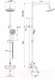 Миниатюра изображения товара Душевая система со смесителем Gota Rocio Algar 690272-GOTA