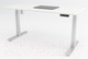 Миниатюра изображения товара Стол с подъемным механизмом WellDesk WDЕ Evolution 139.5x80x1.8 (белый/белый)