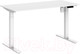 Миниатюра изображения товара Стол с подъемным механизмом WellDesk WDЕ Evolution 139.5x80x1.8 (белый/пепел)