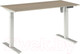 Миниатюра изображения товара Стол с подъемным механизмом WellDesk WDЕ Evolution 139.5x80x1.8 (белый/ясень шимо)