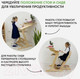 Миниатюра изображения товара Парта+стул Движение-жизнь Хронос (без покрытия)
