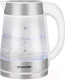Миниатюра изображения товара Электрочайник StarWind SKG2011 (белый/серебристый)