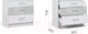 Миниатюра изображения товара Комплект мебели для спальни Империал Антария 3 (белый/ателье)
