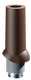 Миниатюра изображения товара Выход вентиляционный на крышу Docke Premium Труба ИЗЛ-125/700 / PRAK-1171 (темно-коричневый)