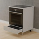 Миниатюра изображения товара Шкаф под духовку Dipriz Д.70086.2 (белый/хром)
