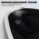 Миниатюра изображения товара Детский шезлонг Nuovita Agio (белый/черный)