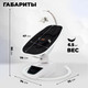 Миниатюра изображения товара Детский шезлонг Nuovita Agio (белый/черный)