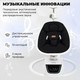Миниатюра изображения товара Детский шезлонг Nuovita Agio (белый/черный)