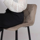 Миниатюра изображения товара Стул барный AksHome Vito (бежевый велюр HLR-08/черный)
