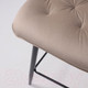 Миниатюра изображения товара Стул барный AksHome Vito (бежевый велюр HLR-08/черный)
