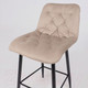 Миниатюра изображения товара Стул барный AksHome Vito (бежевый велюр HLR-08/черный)