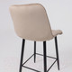 Миниатюра изображения товара Стул барный AksHome Vito (бежевый велюр HLR-08/черный)