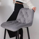 Миниатюра изображения товара Стул барный AksHome Vito (светло-серый велюр HLR-20/черный)