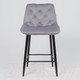 Миниатюра изображения товара Стул барный AksHome Vito (светло-серый велюр HLR-20/черный)
