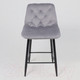 Миниатюра изображения товара Стул барный AksHome Vito (светло-серый велюр HLR-20/черный)