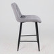 Миниатюра изображения товара Стул барный AksHome Vito (светло-серый велюр HLR-20/черный)