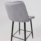 Миниатюра изображения товара Стул барный AksHome Vito (светло-серый велюр HLR-20/черный)