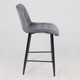 Миниатюра изображения товара Стул барный AksHome Vito (серый велюр HLR-21/черный)