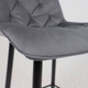 Миниатюра изображения товара Стул барный AksHome Vito (серый велюр HLR-21/черный)