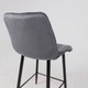 Миниатюра изображения товара Стул барный AksHome Vito (серый велюр HLR-21/черный)
