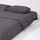 Миниатюра изображения товара Пододеяльник с наволочками AksHome Евро Стально (поплин)