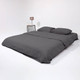 Миниатюра изображения товара Пододеяльник с наволочками AksHome Евро Стально (поплин)