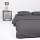 Миниатюра изображения товара Пододеяльник с наволочками AksHome Евро Стально (поплин)