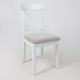 Миниатюра изображения товара Стул Лидер Мебель Ингольф (белый тон 7/серый)