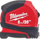 Миниатюра изображения товара Рулетка Milwaukee Pro Compact 8м 4932459596