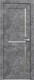 Миниатюра изображения товара Дверь межкомнатная Юни Амати 18 70x200 (светлый бетон/стекло белое)